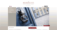 Desktop Screenshot of belgravia-co.com
